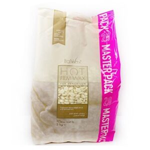 Воск пленочный в гранулах Белый шоколад ItalWax, Master Pack 2 кг.