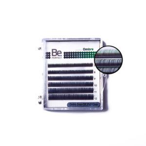 Ресницы BePerfect Ombre Green MIX 6 линий