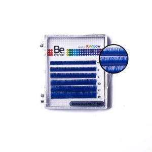 Ресницы BePerfect Rainbow Blue MIX 6 линий