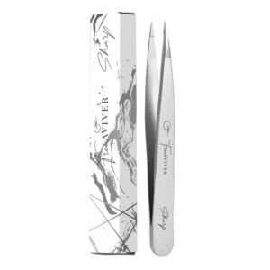 Пинцет для бровей точечный Sharp FreiAVIVER серебро