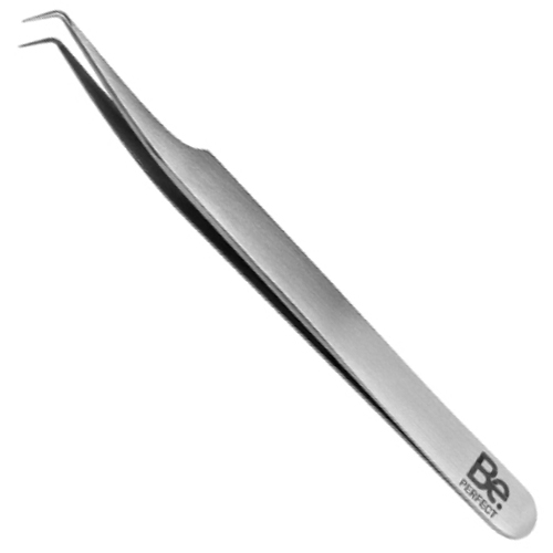 Пинцет silver Г для ресниц Be Perfect, 7 мм Пинцет silver Г для ресниц Be Perfect, 7 мм